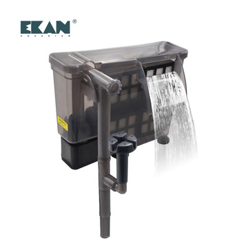 EKAN Hot selling Hang-on Filter with Bio Filtration System for Fish Tank